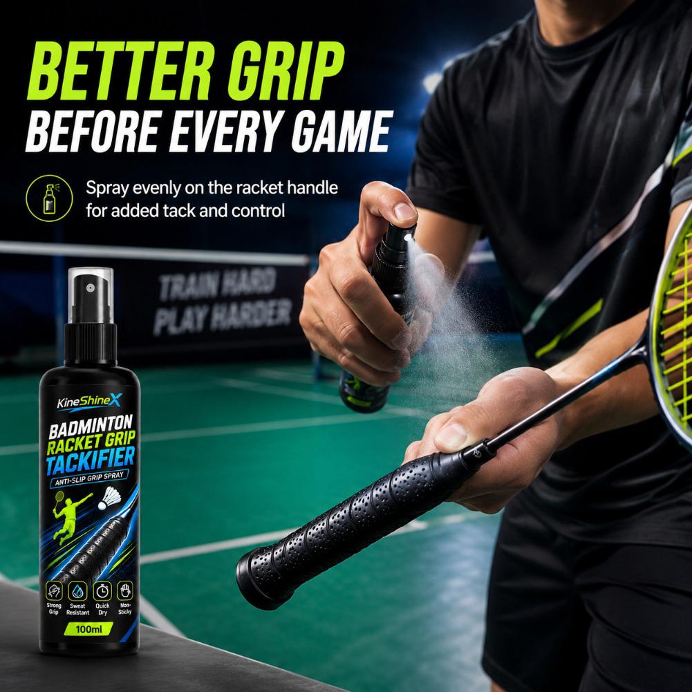 Badminton Grip - Anti-Slip Grip Spray for Tennis Badminton