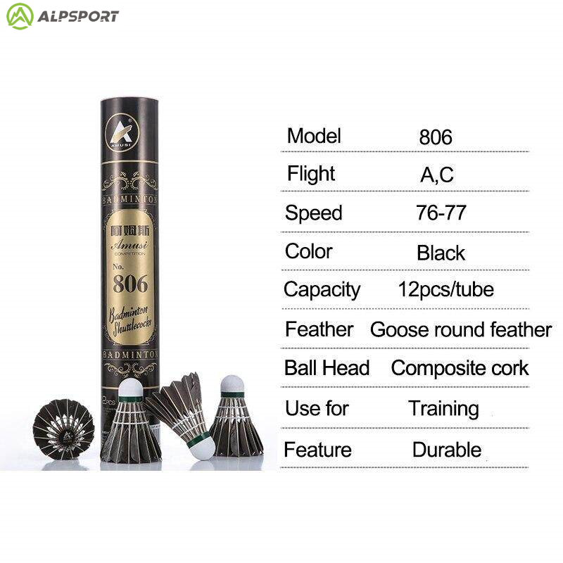 ALP 806 Badminton Shuttlecocks - Feather Shuttlecock recension och pris