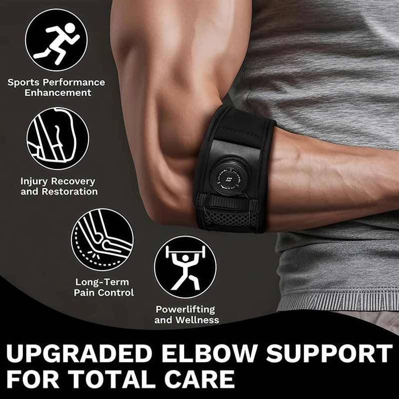 `Adjustable Knob Elbow Brace S - Badminton Materi recension och pris