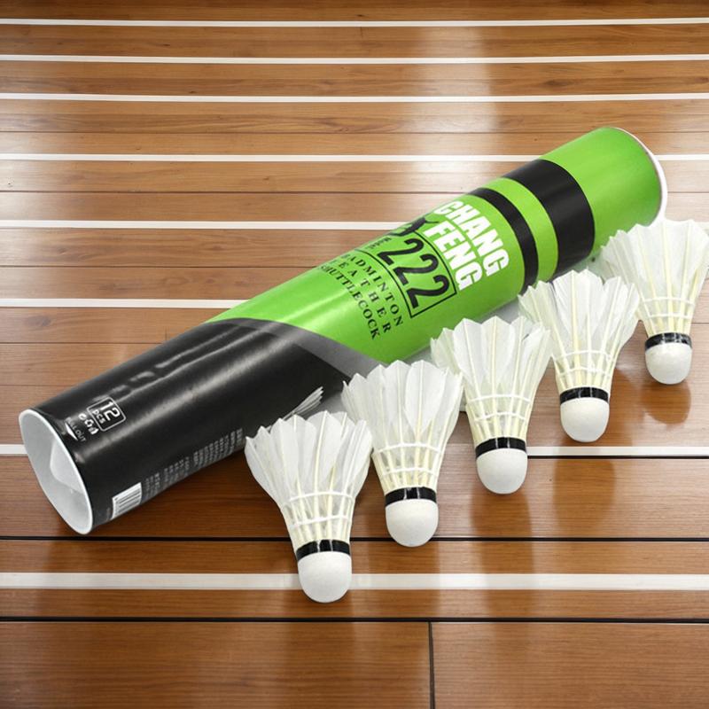 12PC Durable Badminton Shuttle - Feather Shuttlecock recension och pris